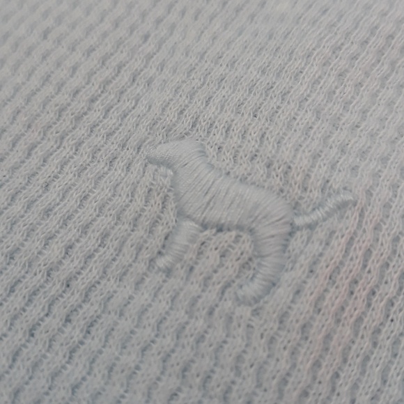 VS PINK soft baby blue thermal top - Picture 5 of 8